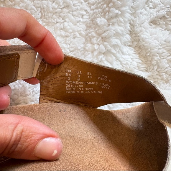 Clarks Artisan Annadel‎ Eirwyn Wedge Sandal. 9 M White Leather - Picture 5 of 5